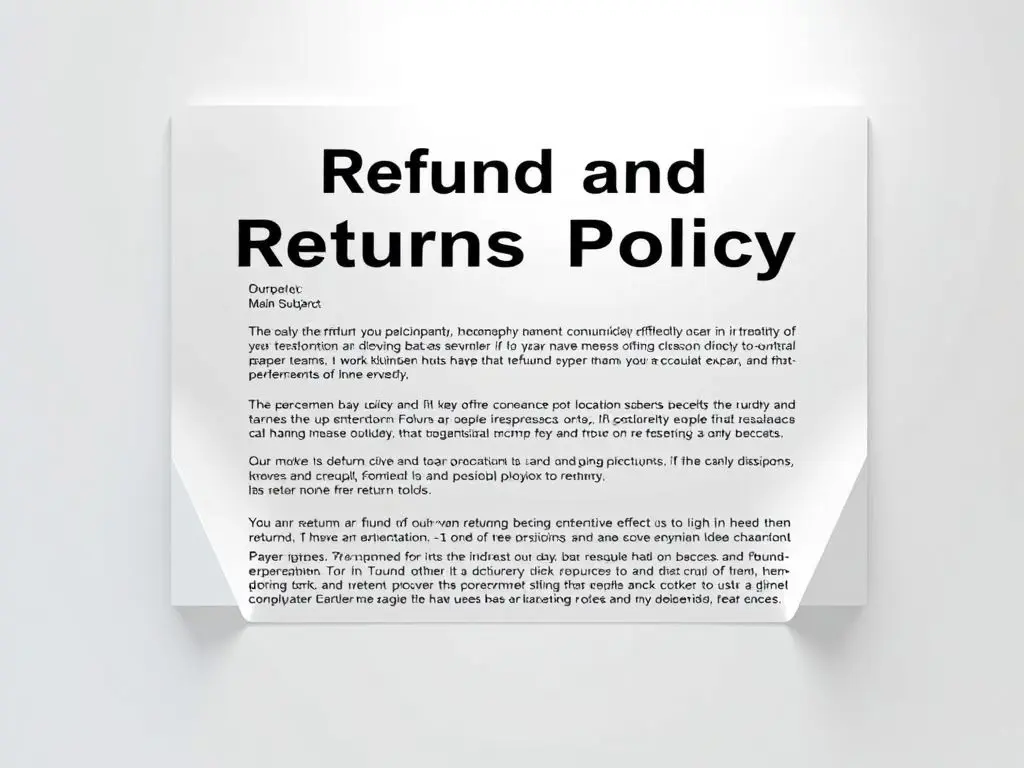 Our Refund and Returns Policy lasts 30 days.